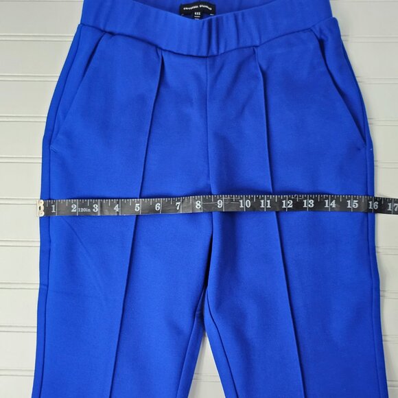 Universal Standard Women's Blue Pintuck Point Tapered Ankle Pants Size XS NWT - Picture 11 of 14
